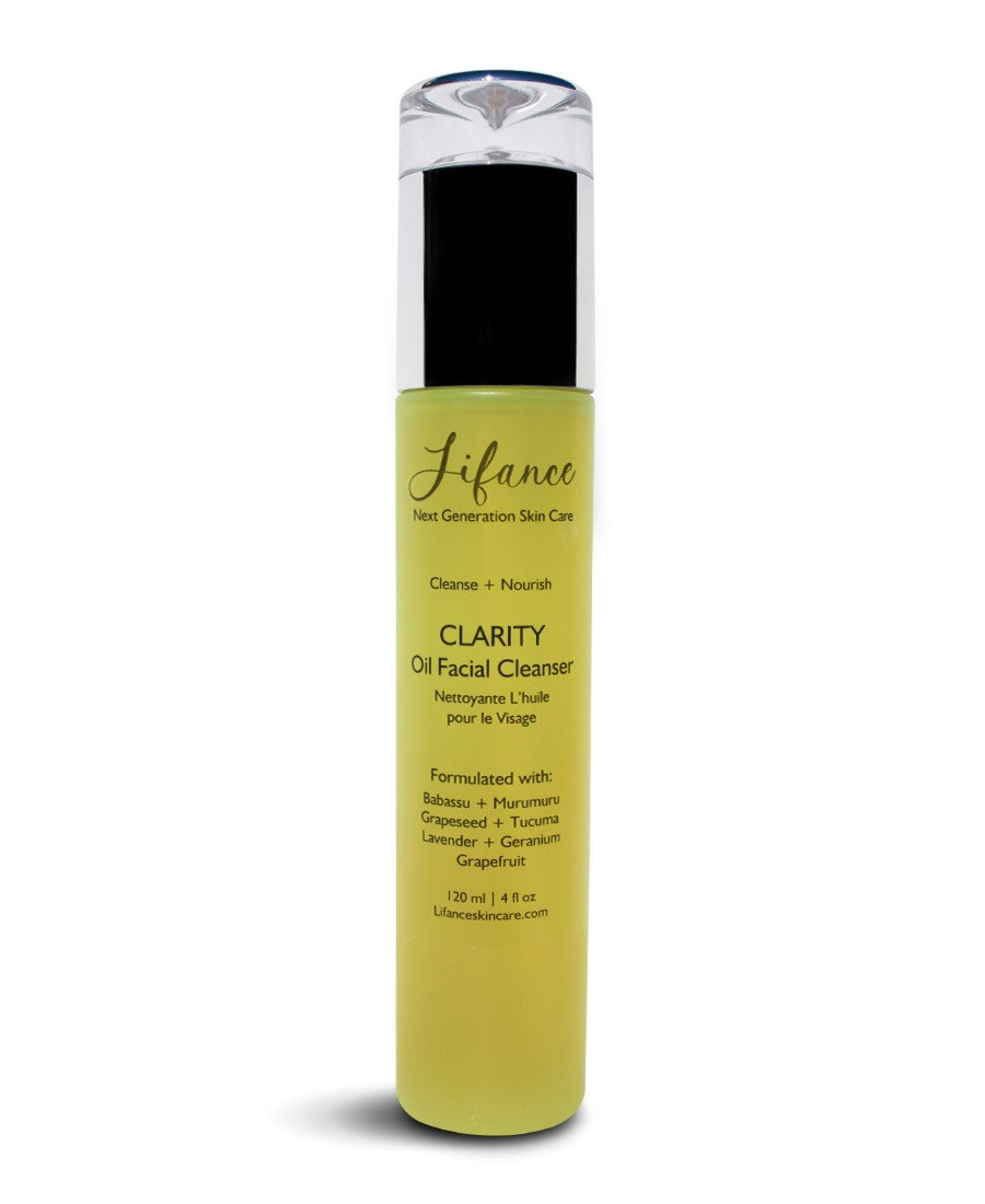 CLARITY Botanical Facial Cleansing Oil 120 ml - LIFANCE Super Natural Skin Care   Clean Chemistry | Complex Formulas 